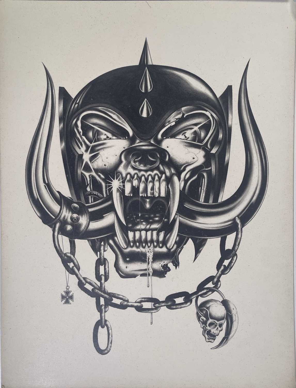 Lot 259 - MOTORHEAD - THE ORIGINAL 'WARPIG' ARTWORK.