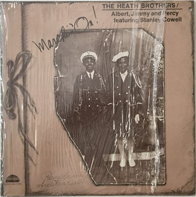 Lot 69 - THE HEATH BROTHERS - MARCHIN' ON LP (US OG - STRATA-EAST - SES 19766)