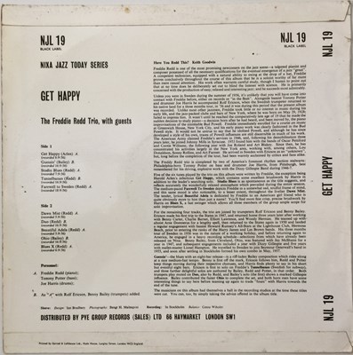 Lot 56 - THE FREDDIE REDD TRIO - GET HAPPY WITH FREDDIE REDD LP (PYE NIXA - NJL 19)