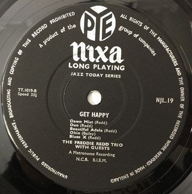 Lot 56 - THE FREDDIE REDD TRIO - GET HAPPY WITH FREDDIE REDD LP (PYE NIXA - NJL 19)