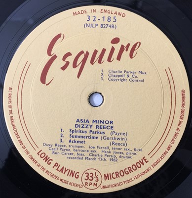 Lot 57 - DIZZY REECE - ASIA MINOR LP (ESQUIRE 32-185)