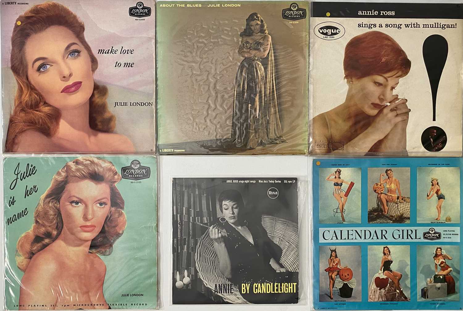 Lot 86 - ANNIE ROSS/ JULIE LONDON - LP PACK