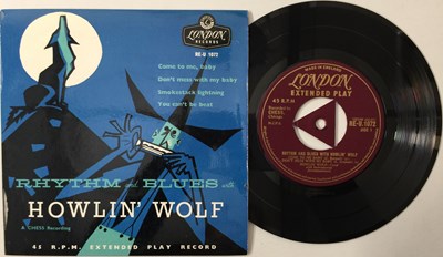 Lot 132 - HOWLIN' WOLF - RHYTHM AND BLUES WITH HOWLIN' WOLF (RE-U 1072)