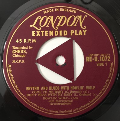 Lot 132 - HOWLIN' WOLF - RHYTHM AND BLUES WITH HOWLIN' WOLF (RE-U 1072)