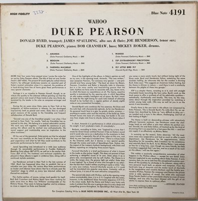 Lot 99 - DUKE PEARSON - WAHOO LP (US OG - BLUE NOTE - BLP 4191)