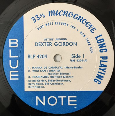 Lot 102 - DEXTER GORDON - GETTIN' AROUND LP (US OG - BLUE NOTE - BLP 4204)