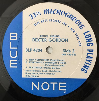 Lot 102 - DEXTER GORDON - GETTIN' AROUND LP (US OG - BLUE NOTE - BLP 4204)