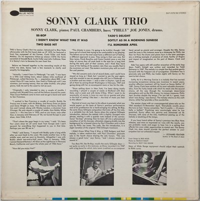 Lot 103 - SONNY CLARK TRIO LP (US - BLUE NOTE - BLP 1579)