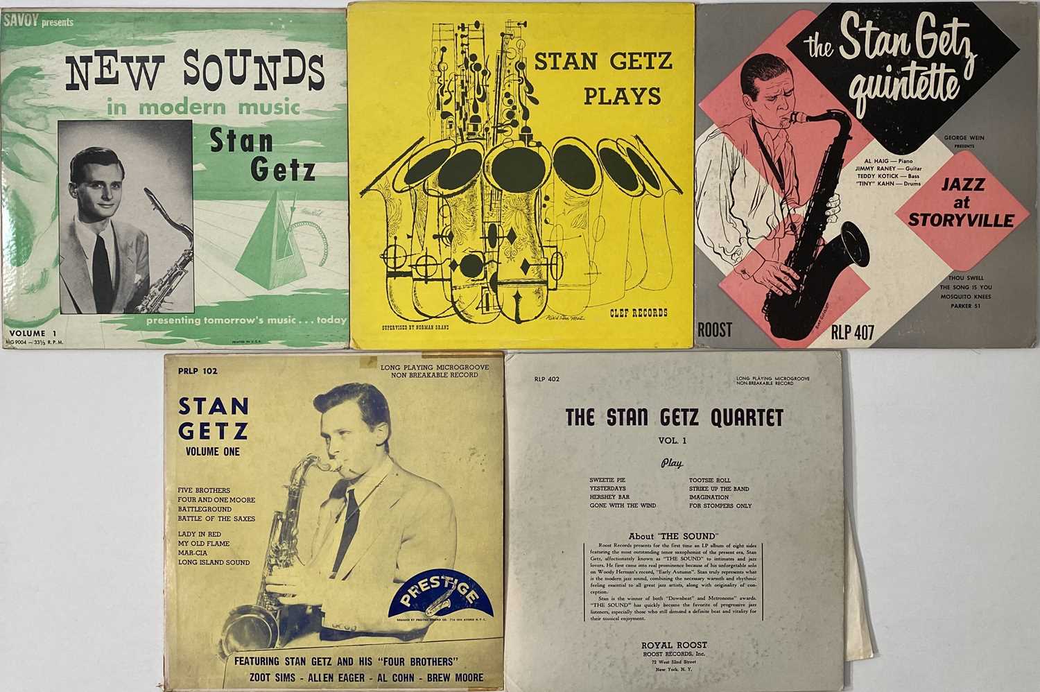 Lot 138 - STAN GETZ - 10" PACK