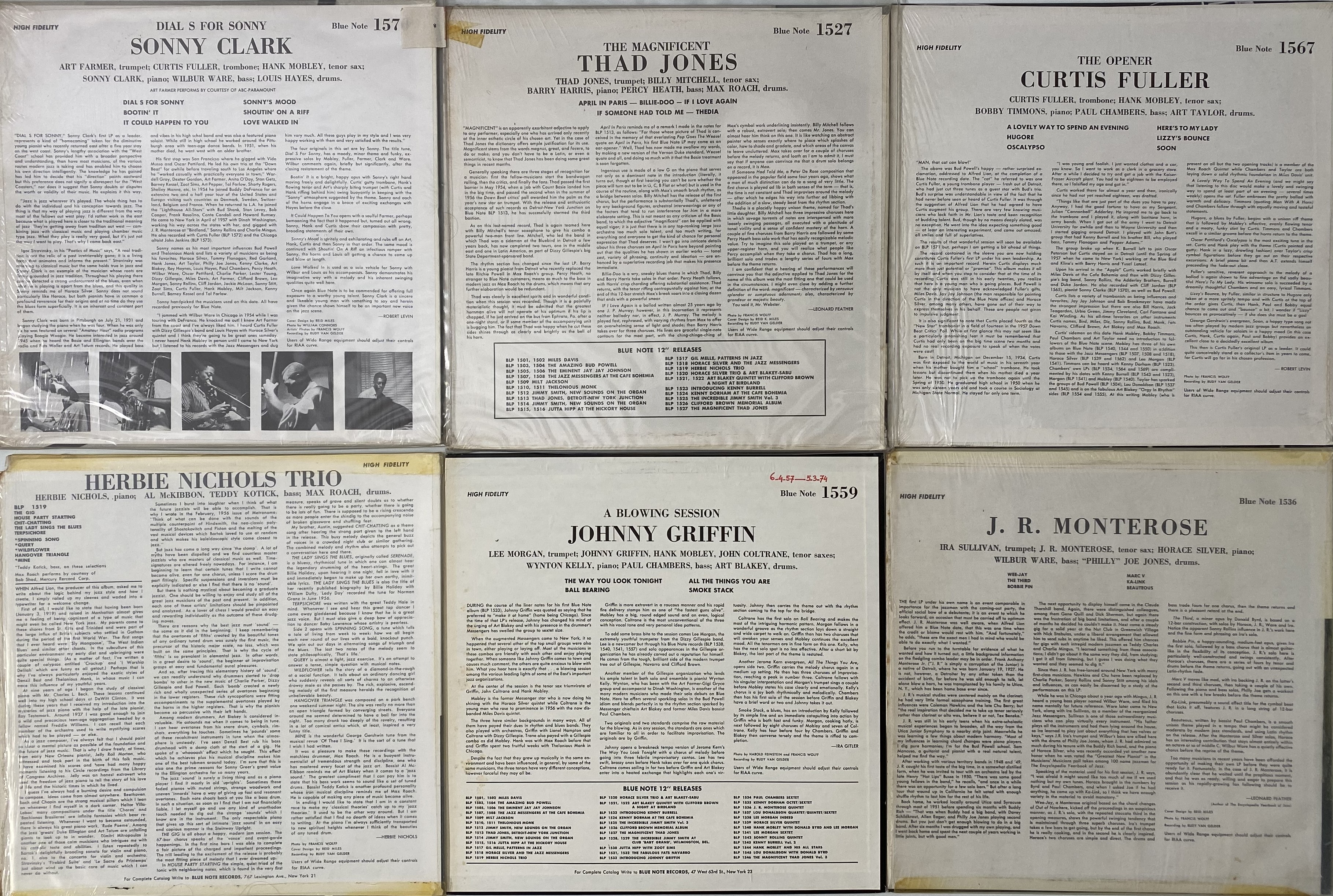 Lot 109 - BLUE NOTE LP PACK - UNITED ARTISTS LABELS.