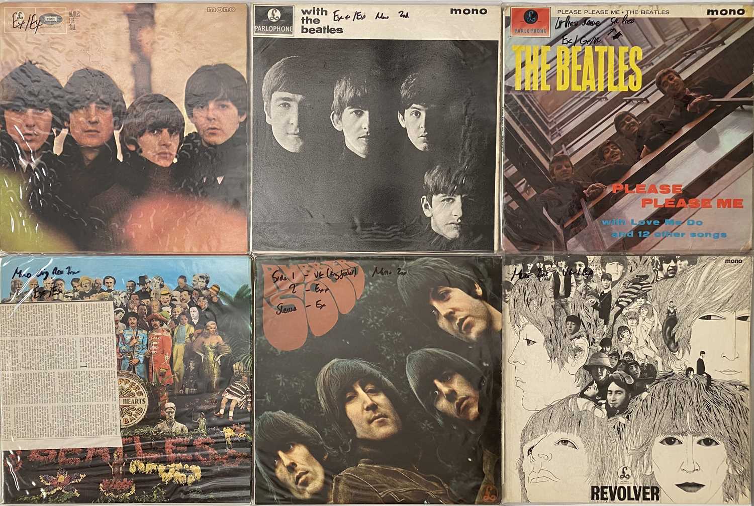 Lot 50 - THE BEATLES - ORIGINALS / EARLY PRESSINGS - LP PACK