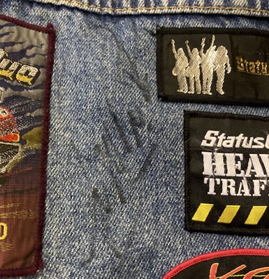 Lot 219 - STATUS QUO CLOTHING - DENIM JACKETS INC SIGNED