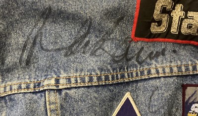 Lot 219 - STATUS QUO CLOTHING - DENIM JACKETS INC SIGNED