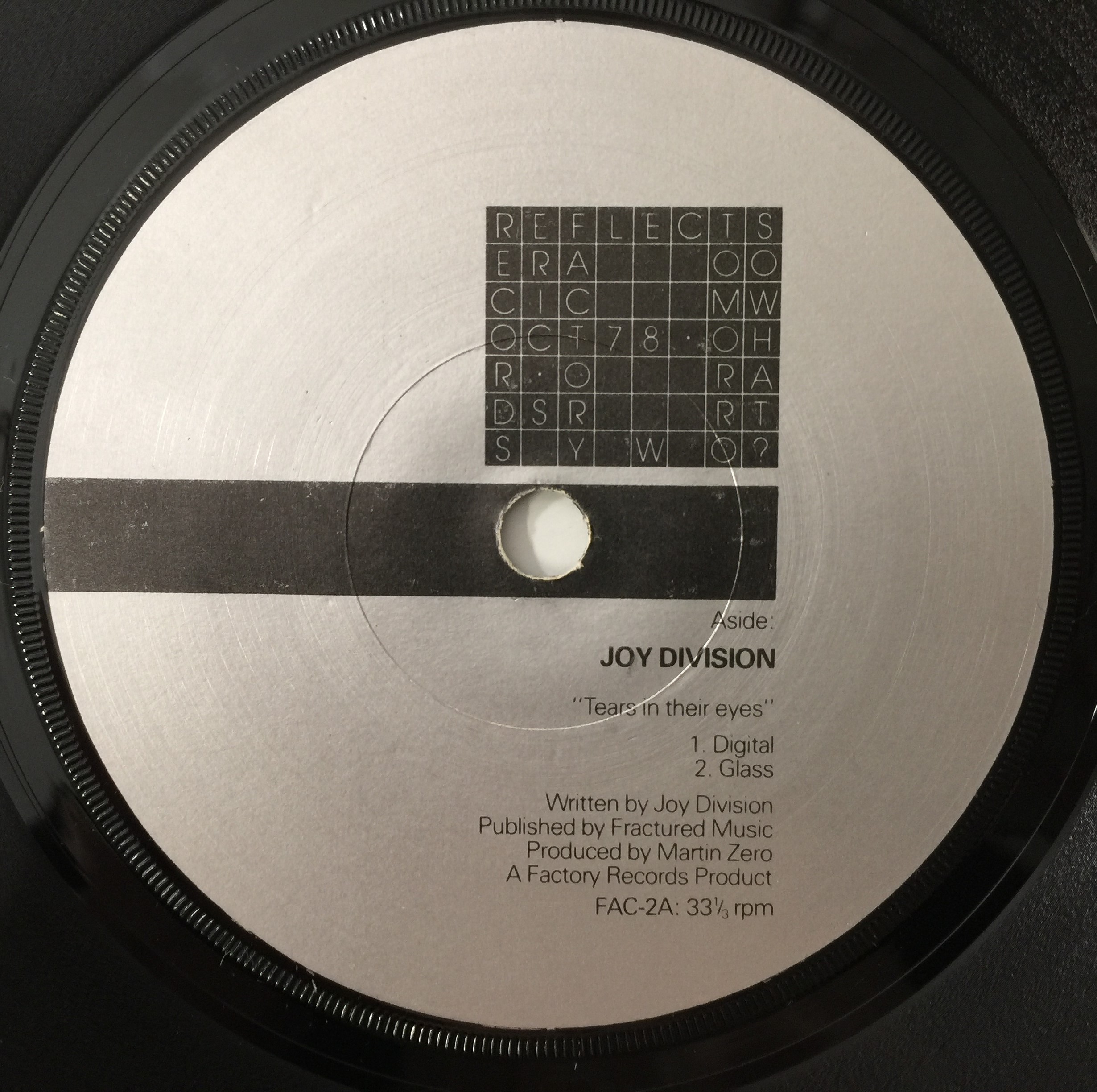 Lot 203 - FAC 2 - A FACTORY SAMPLE EP (ORIGINAL UK