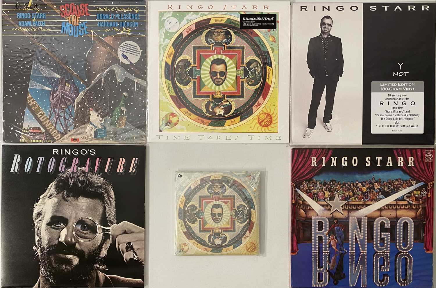 Lot 57 - RINGO STARR - LP / 7" PACK