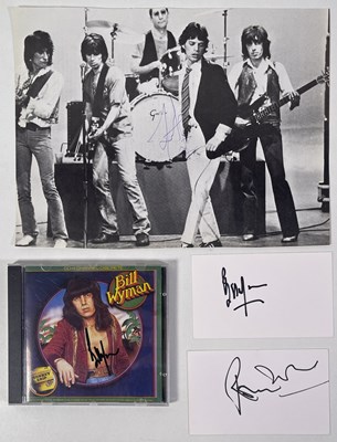 Lot 21600348 - ROLLING STONES SIGNED ITEMS.