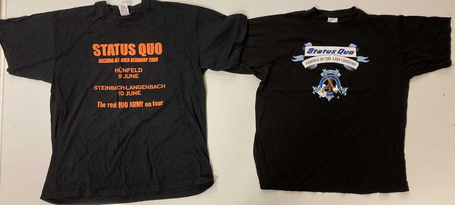 Lot 220 - STATUS QUO T-SHIRTS