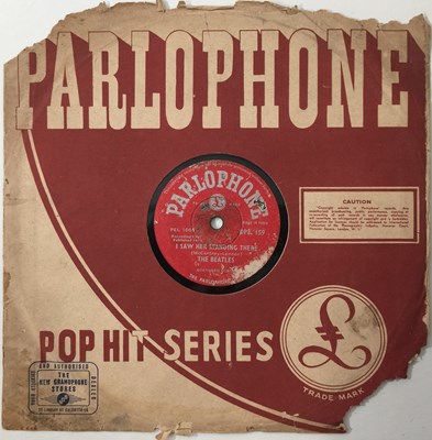 Lot 75 - THE BEATLES - I SAW HER STANDING THERE - ORIGINAL INDIAN 10" 78RPM RECORDING (PARLOPHONE DPE 159))