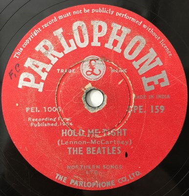 Lot 75 - THE BEATLES - I SAW HER STANDING THERE - ORIGINAL INDIAN 10" 78RPM RECORDING (PARLOPHONE DPE 159))