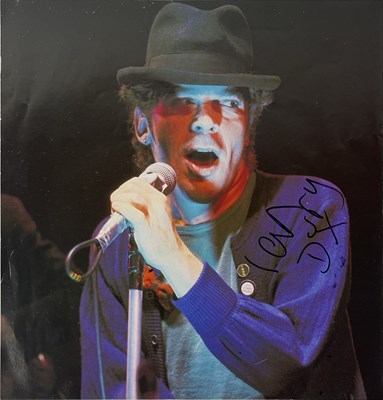 Lot 232 - DEBBIE HARRY / IAN DURY SIGNED ITEMS.