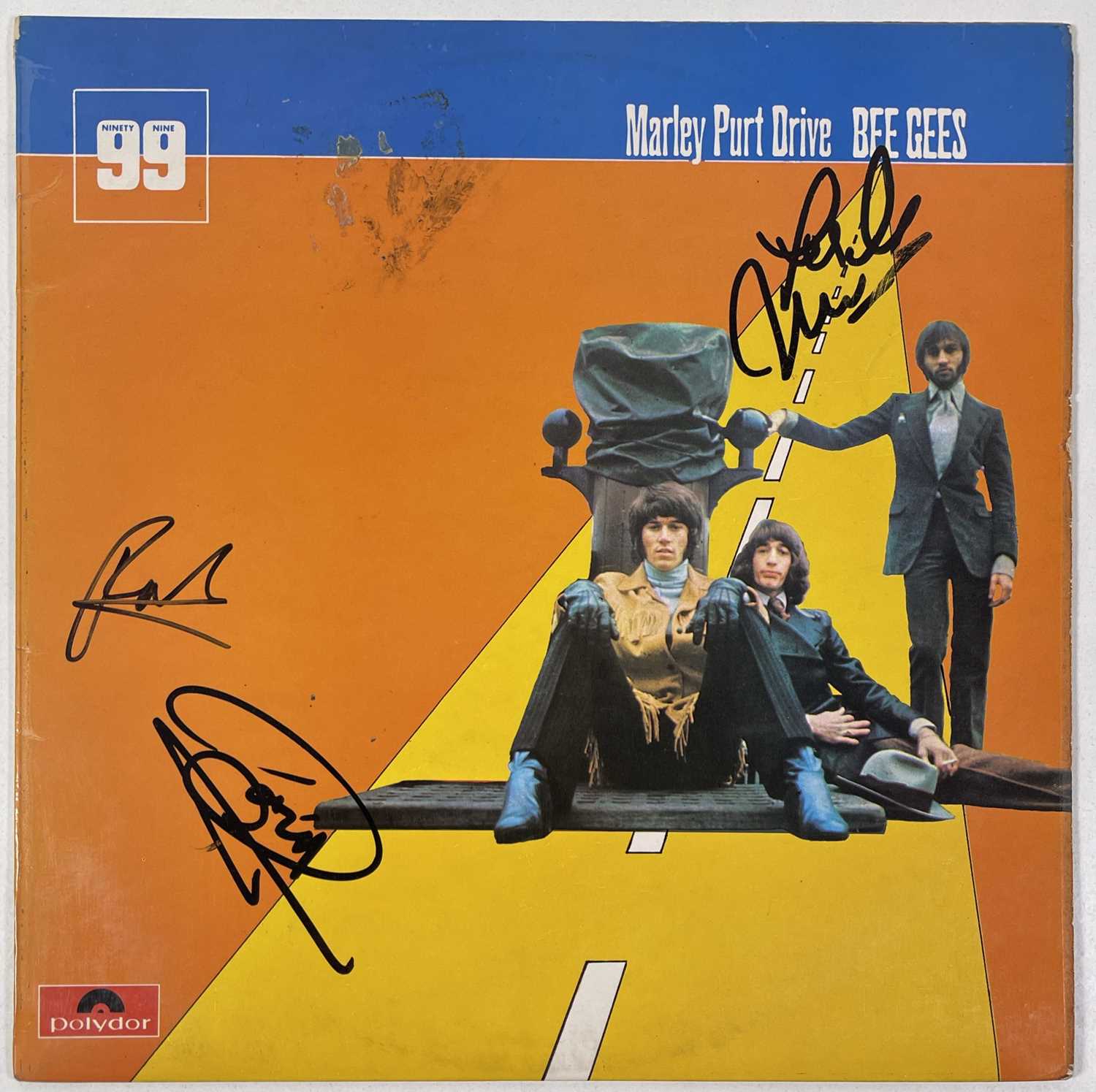 Lot 234 - FULLY SIGNED - BEE GEES - MARLEY PURT DRIVE LP.