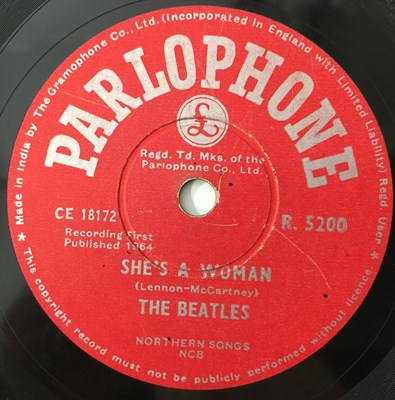 Lot 78 - THE BEATLES - I FEEL FINE - ORIGINAL INDIAN 10" 78RPM RECORDING (PARLOPHONE R 5200).