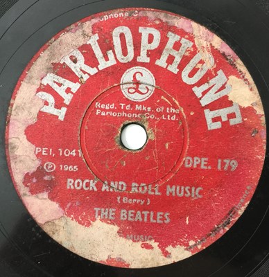 Lot 79 - THE BEATLES - ROCK AND ROLL MUSIC C/W NO REPLY - ORIGINAL INDIAN 10" 78RPM RECORDING (PARLOPHONE DPE 179).