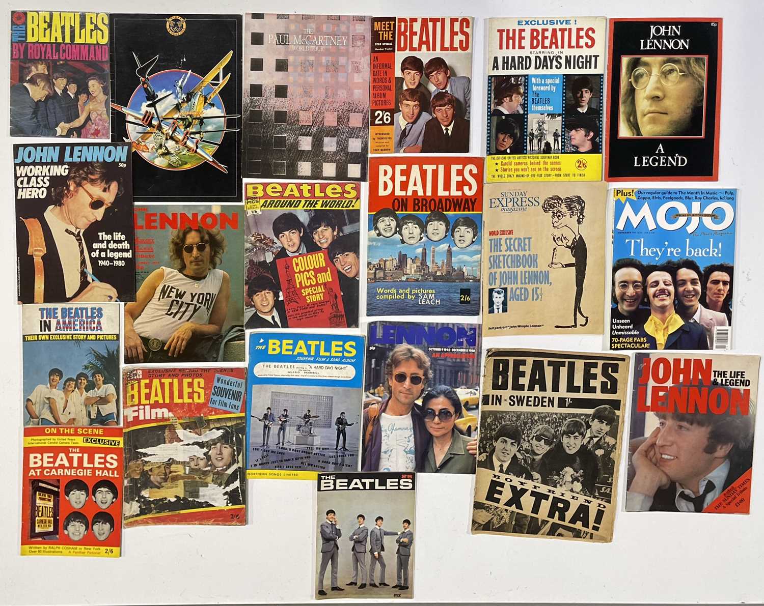 Lot 272 - THE BEATLES / WINGS - CONCERT PROGRAMMES.