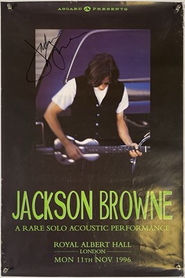 Lot 242 - NEIL YOUNG / JACKSON BROWNE SIGNED ITEMS.