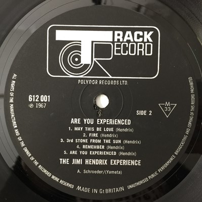 Lot 257 - THE JIMI HENDRIX EXPERIENCE - ARE YOU EXPERIENCED (TRACK RECORD - 612 001)