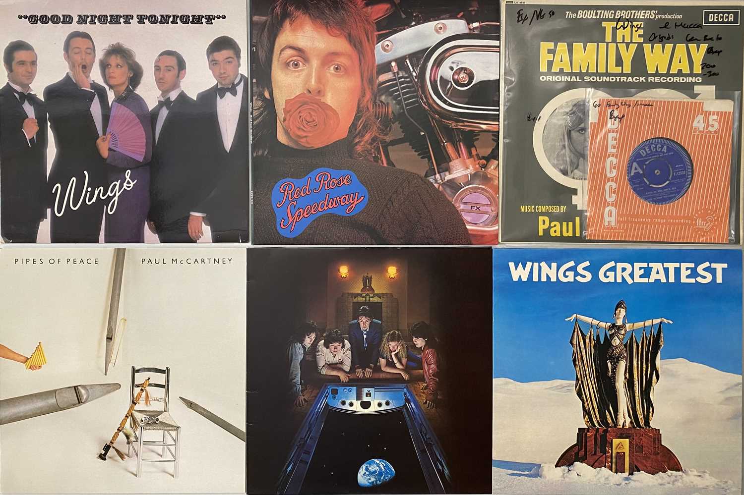 Lot 62 - PAUL MCCARTNEY / WINGS - ORIGINALS - LP COLLECTION