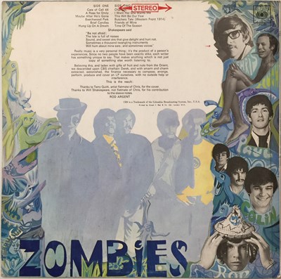 Lot 248 - THE ZOMBIES - ODESSEY AND ORACLE LP (UK STEREO - CBS - S63280)