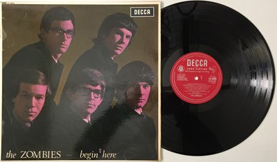 Lot 247 - THE ZOMBIES - BEGIN HERE LP (UK MONO - DECCA - LK.4679)