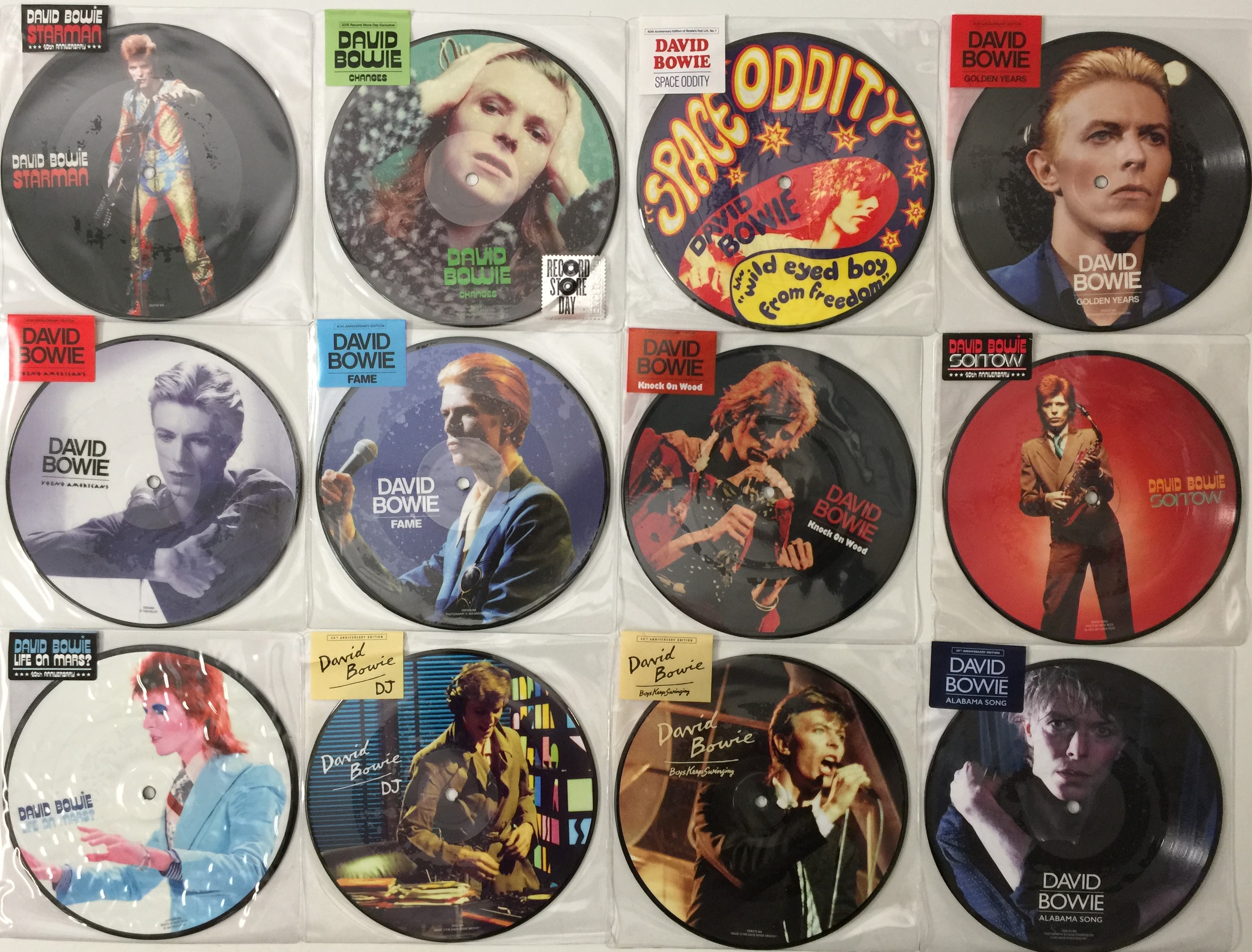 Lot 243 - DAVID BOWIE - 40TH ANNIVERSARY 7" PICTURE