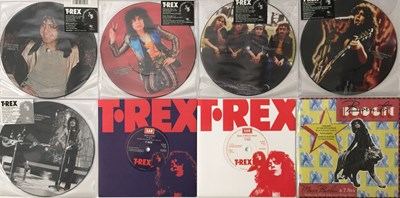 Lot 242 - T REX/ MARC BOLAN - 7" PICTURE DISC/ REISSUES PACK