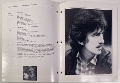 Lot 234 - GEORGE HARRISON - SOMEWHERE IN ENGLAND 1ST PROOF SLEEVE - UNUSED ALTERNATIVE COVER.