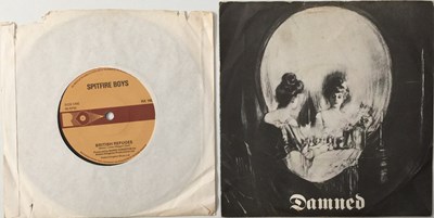 Lot 220 - THE DAMNED - STRETCHER CASE BABY 7" (ORIGINAL UK COPY - DAMNED 1/2 - PLUS SPITFIRE BOYS 7")