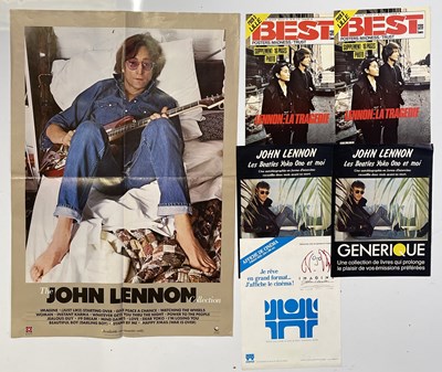 Lot 266 - JOHN LENNON FRENCH POSTERS.