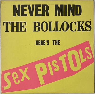 Lot 223 - SEX PISTOLS - NEVER MIND THE BOLLOCKS LP (COMPLETE ORIGINAL COPY WITH POSTER AND 7" - 'SPOTS 001')