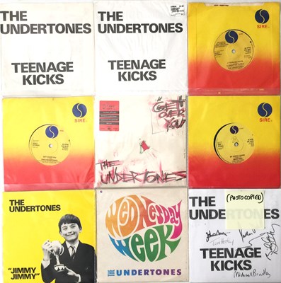 Lot 226 - THE UNDERTONES - 7" COLLECTION (WITH FIRST PRESSING TEENAGE KICKS)