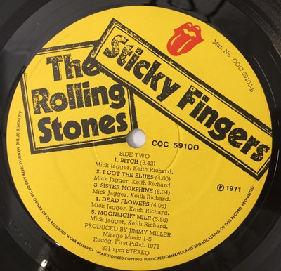 Lot 271 - THE ROLLING STONES - STICKY FINGERS/ BEGGARS BANQUET LP PACK