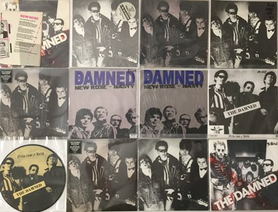 Lot 232 - THE DAMNED - NEW ROSE 7" PRESSINGS PACK