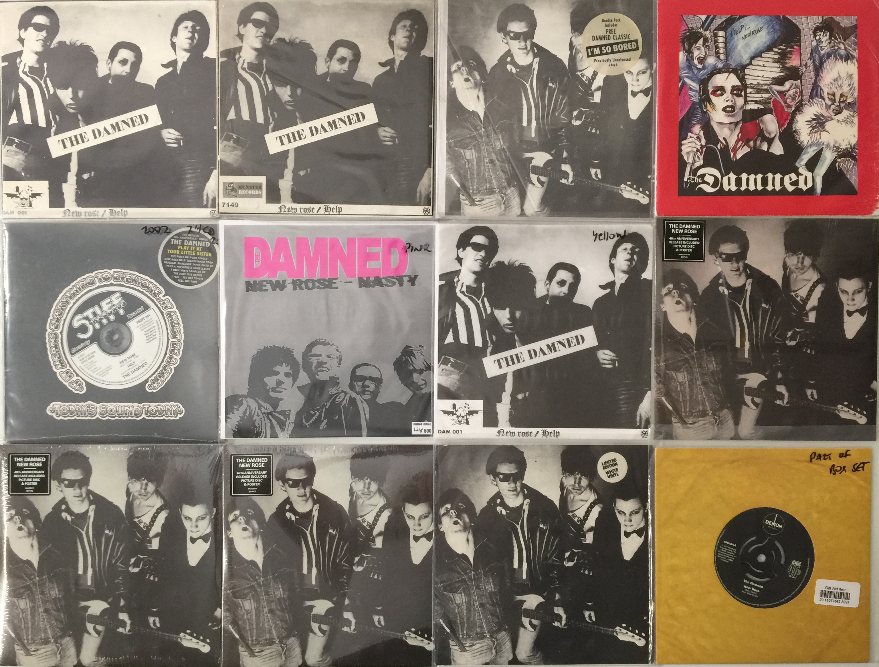 The damned/new rose 7インチシングル The damned/new rose 7インチシングル