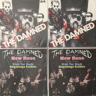 Lot 233 - THE DAMNED - NEW ROSE 7" PRESSINGS PACK