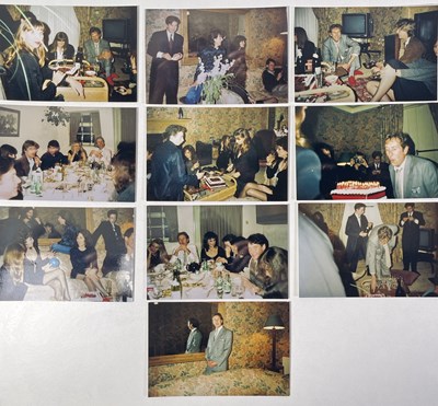 Lot 305 - UNPUBLISHED PHOTOGRAPHS OF GEORGE / OLIVIA HARRISON AT ERIC IDLE'S BIRTHDAY PARTY 1989.