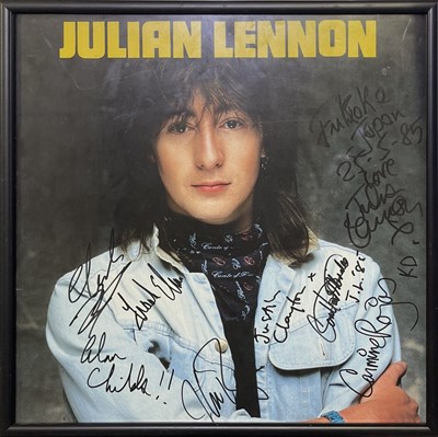 Lot 247 - JULIAN LENNON MEMORABILIA INC SIGNED.