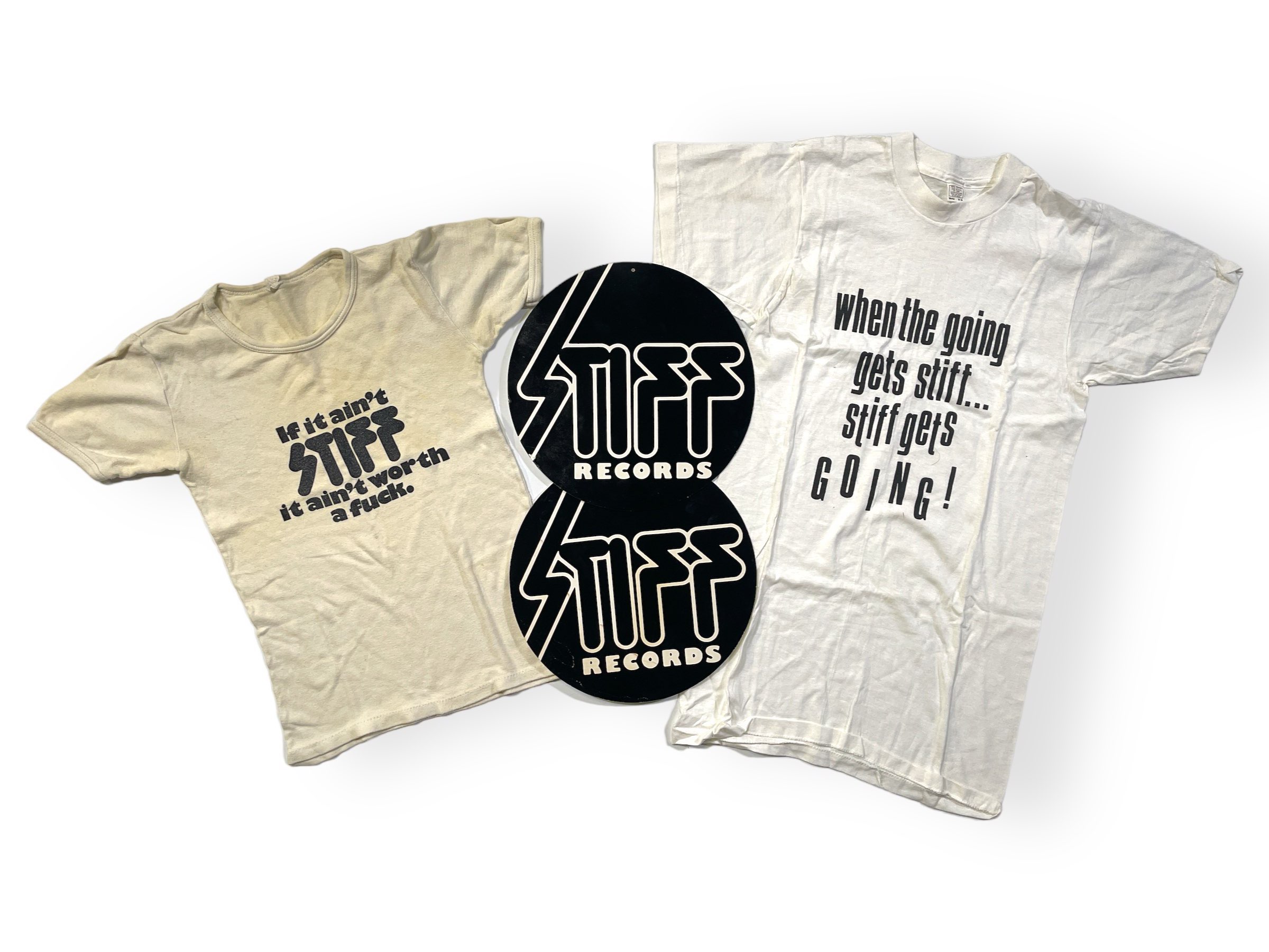 Lot 9 - STIFF RECORDS - ORIGINAL T-SHIRTS.