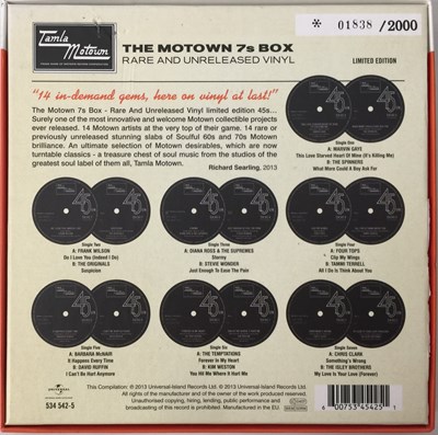 Lot 315 - VARIOUS - THE MOTOWN 7s BOX - RARE AND UNRELEASED VINYL 7" BOX SET (NUMBERED COPY - 534 542-5)