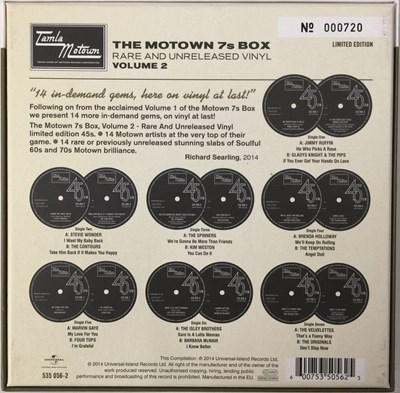 Lot 316 - VARIOUS - THE MOTOWN 7s BOX - RARE AND UNRELEASED VINYL VOLUME TWO 7" BOX SET (NUMBERED COPY - 535 056-2).