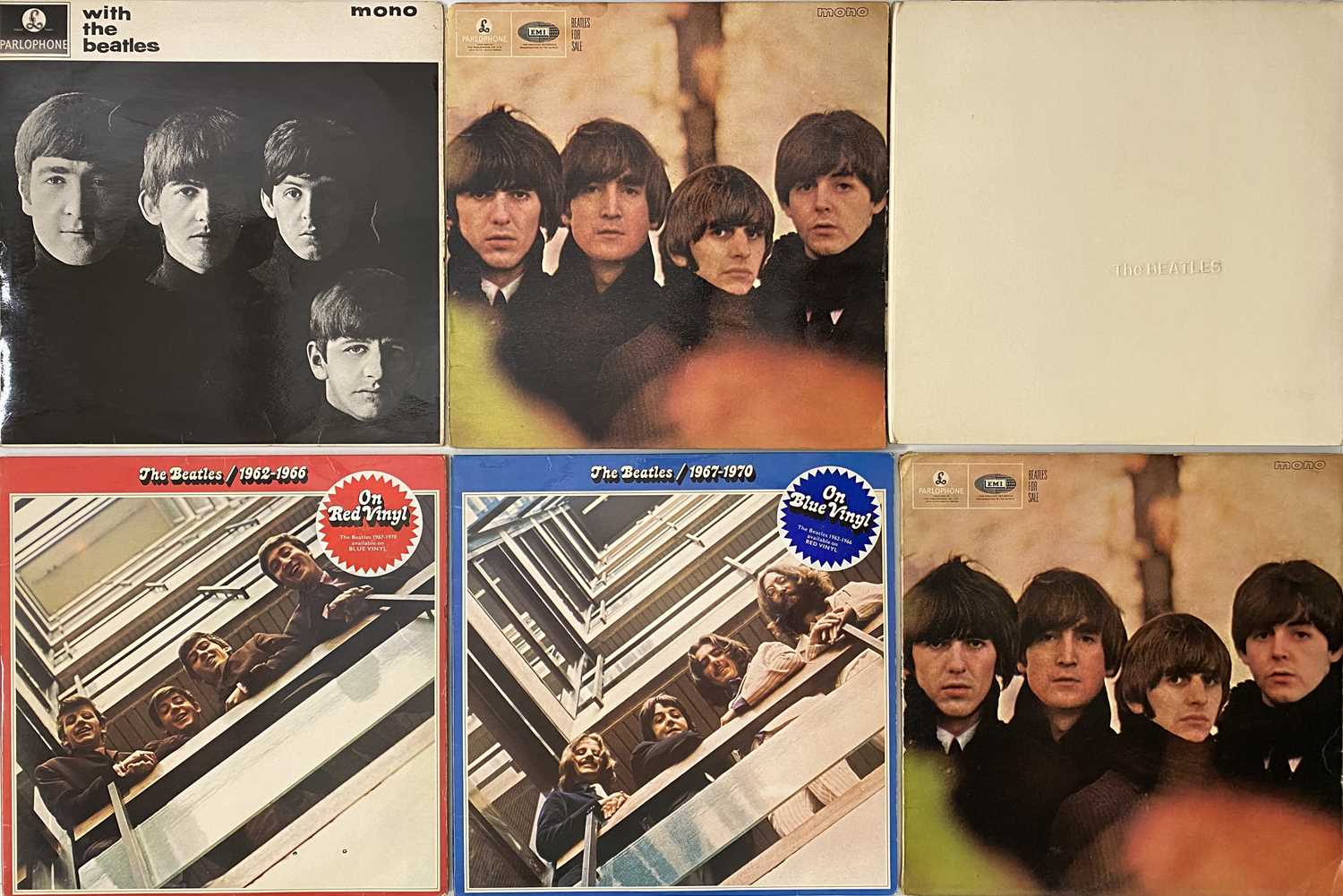 Lot 100 - THE BEATLES - LP COLLECTION (INC. LOW NUMBER WHITE ALBUM)